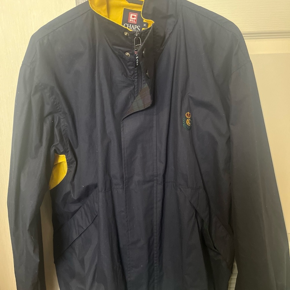 Ralph Lauren Blue and Yellow Windbreaker size medium